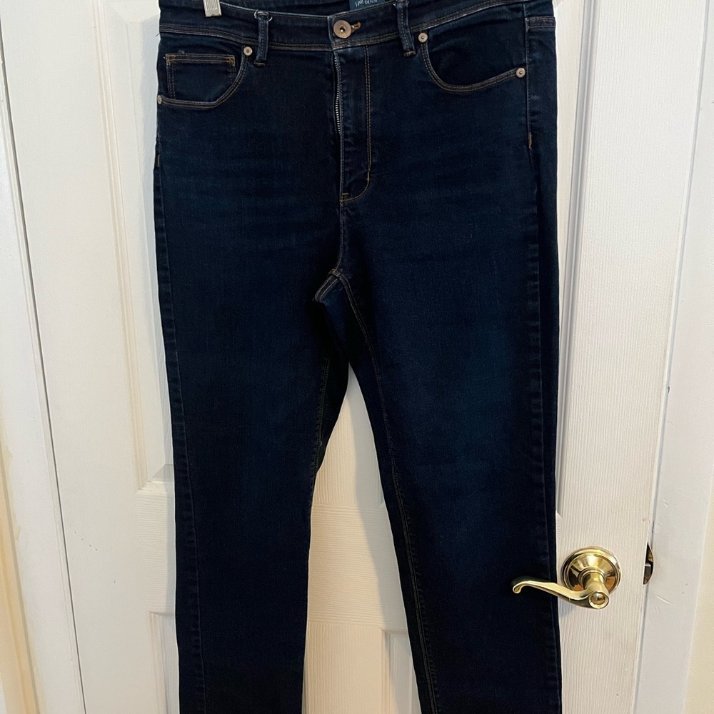 J. Jill High-Rise Straight Leg Denim Jeans